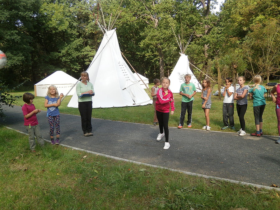 Lagerromantik im Tierpark Zittau